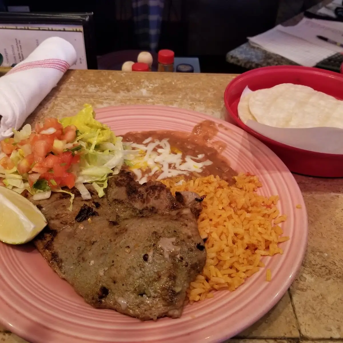 Carne Asada Plate