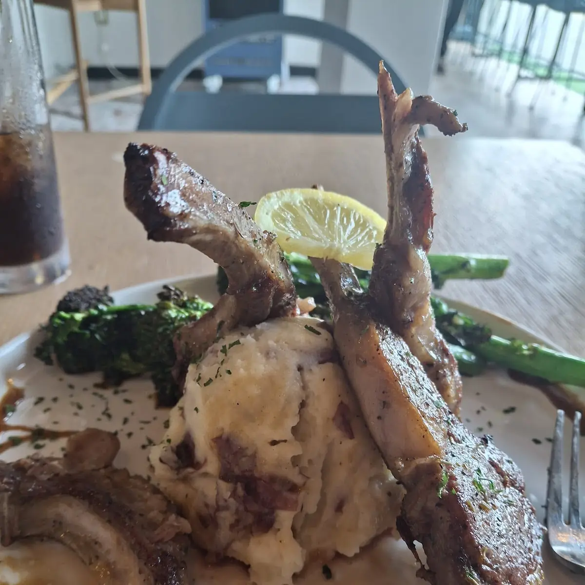 *Grilled Lamb Chops