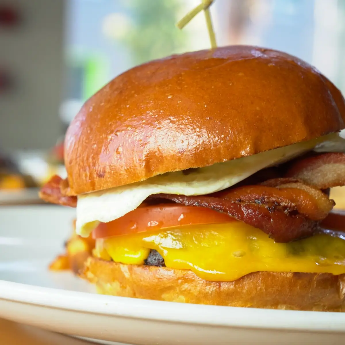 Smoked Cheddar & Bacon Burger