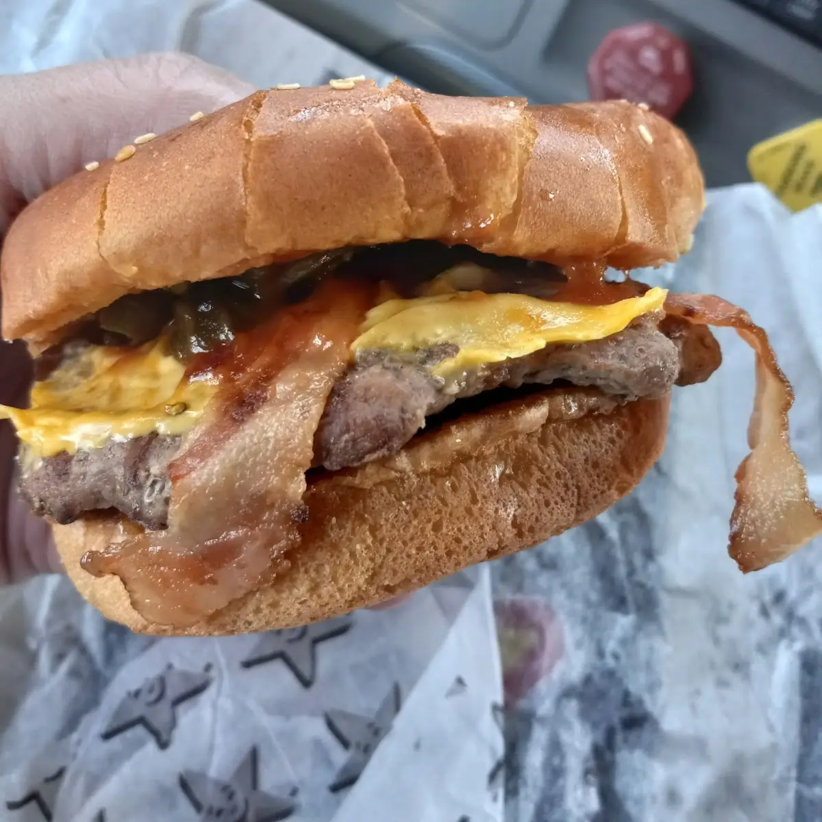 Spicy Western Bacon Cheeseburger
