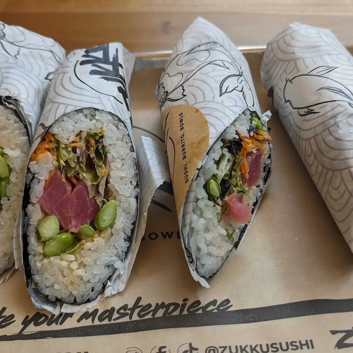 Ahi Tuna Burrito