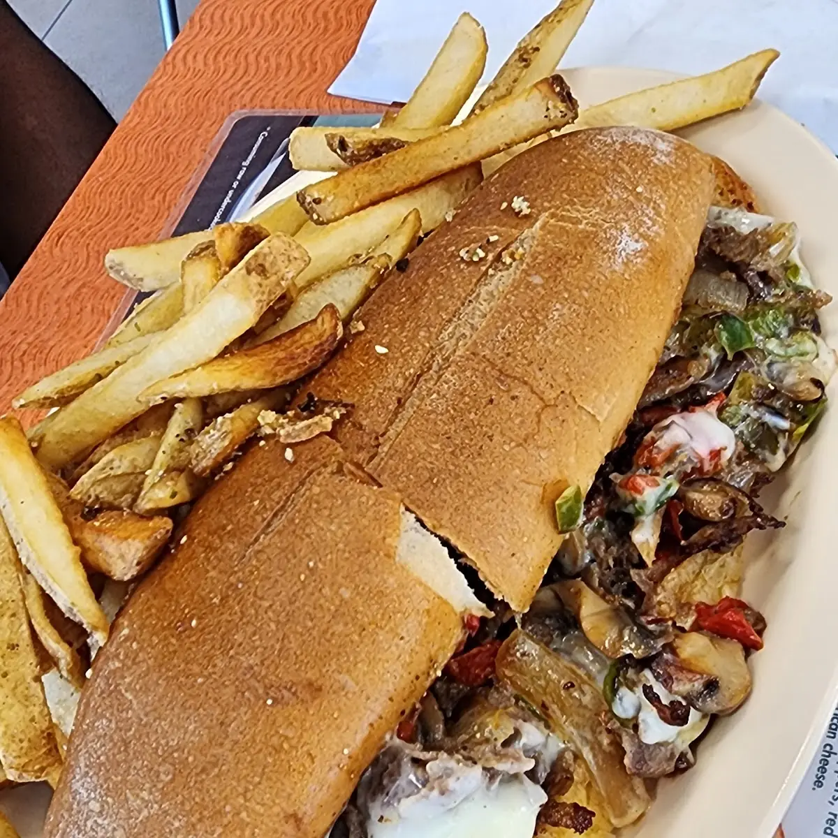 Philly Cheese Steak Sandwich