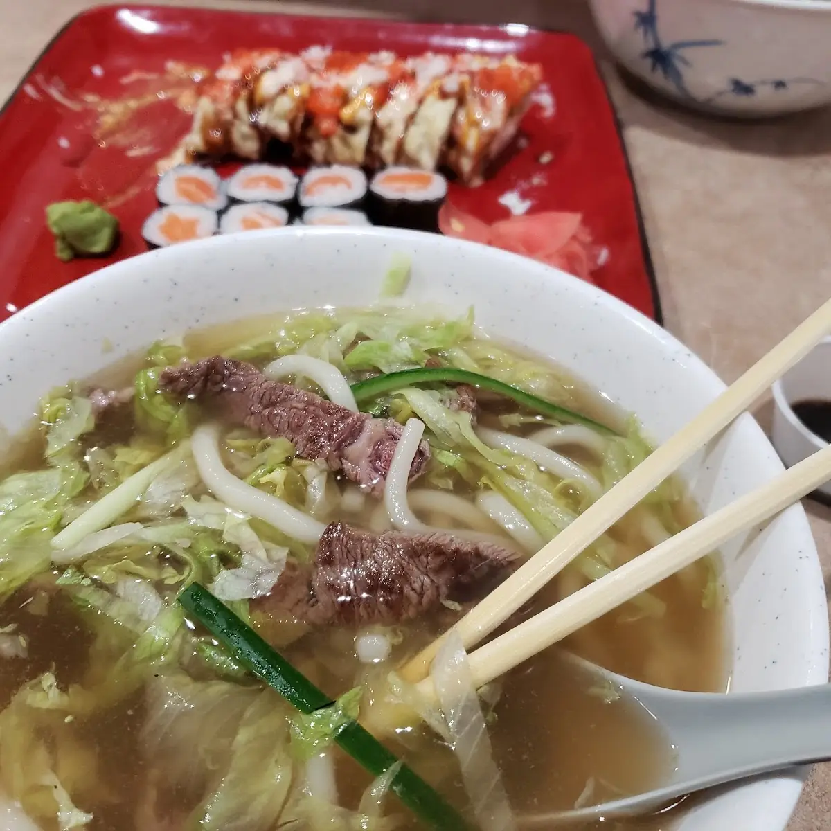 Steak Udon Noodle Soup