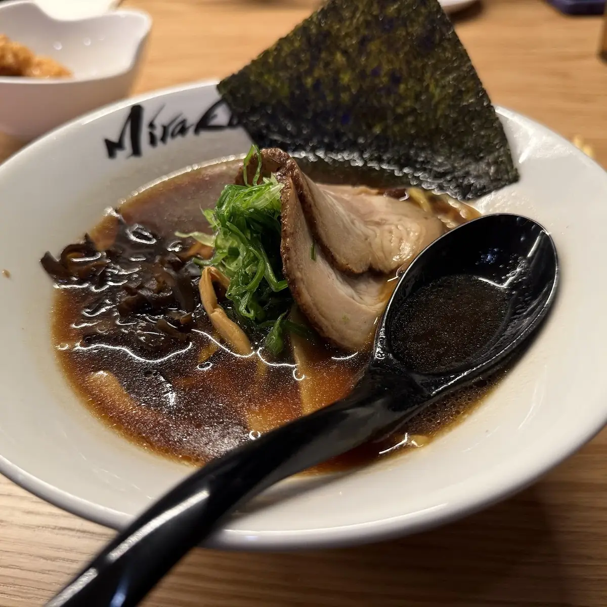 Toasted Sesame Miso Ramen with Egg