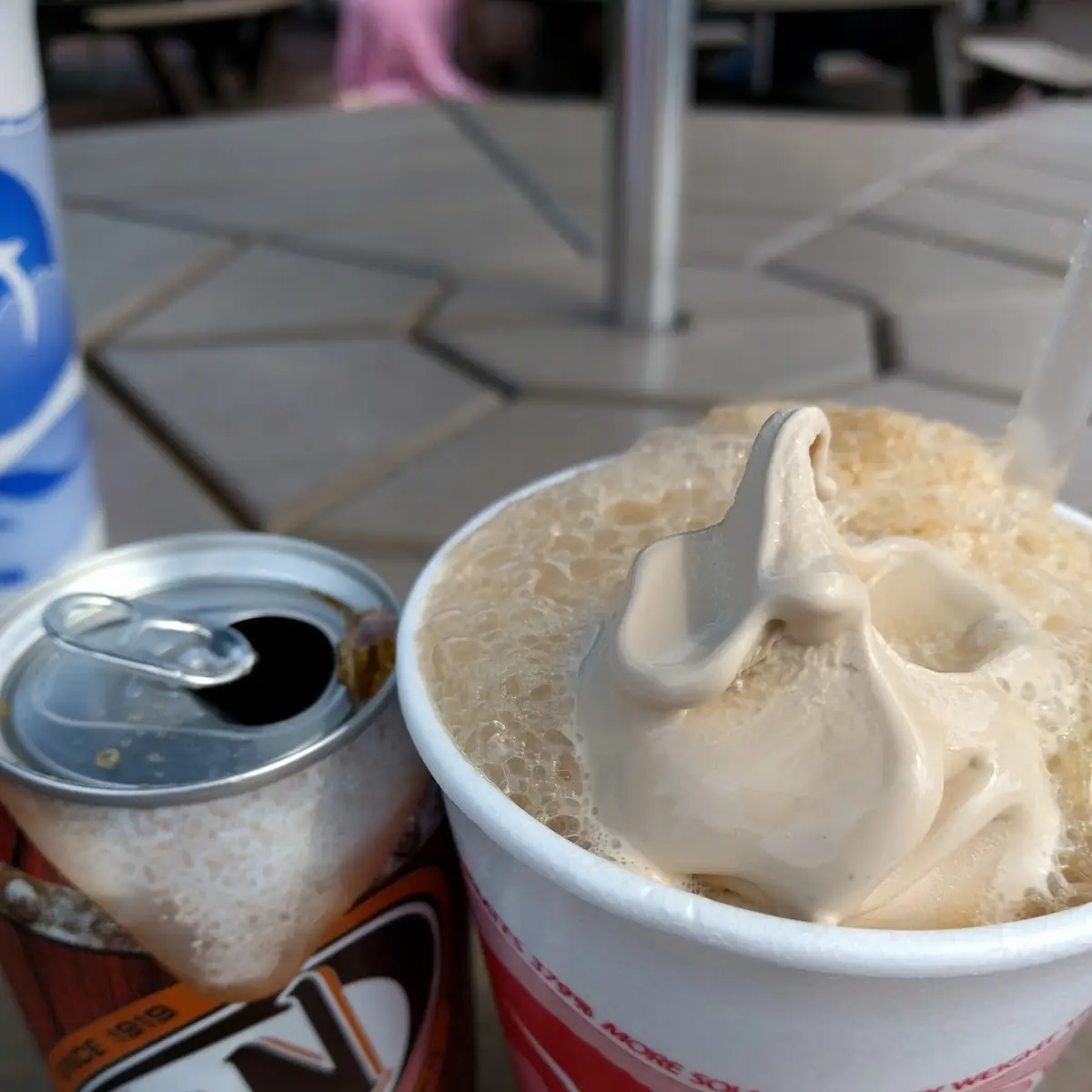 Root Beer Float with Espresso Ice Cream