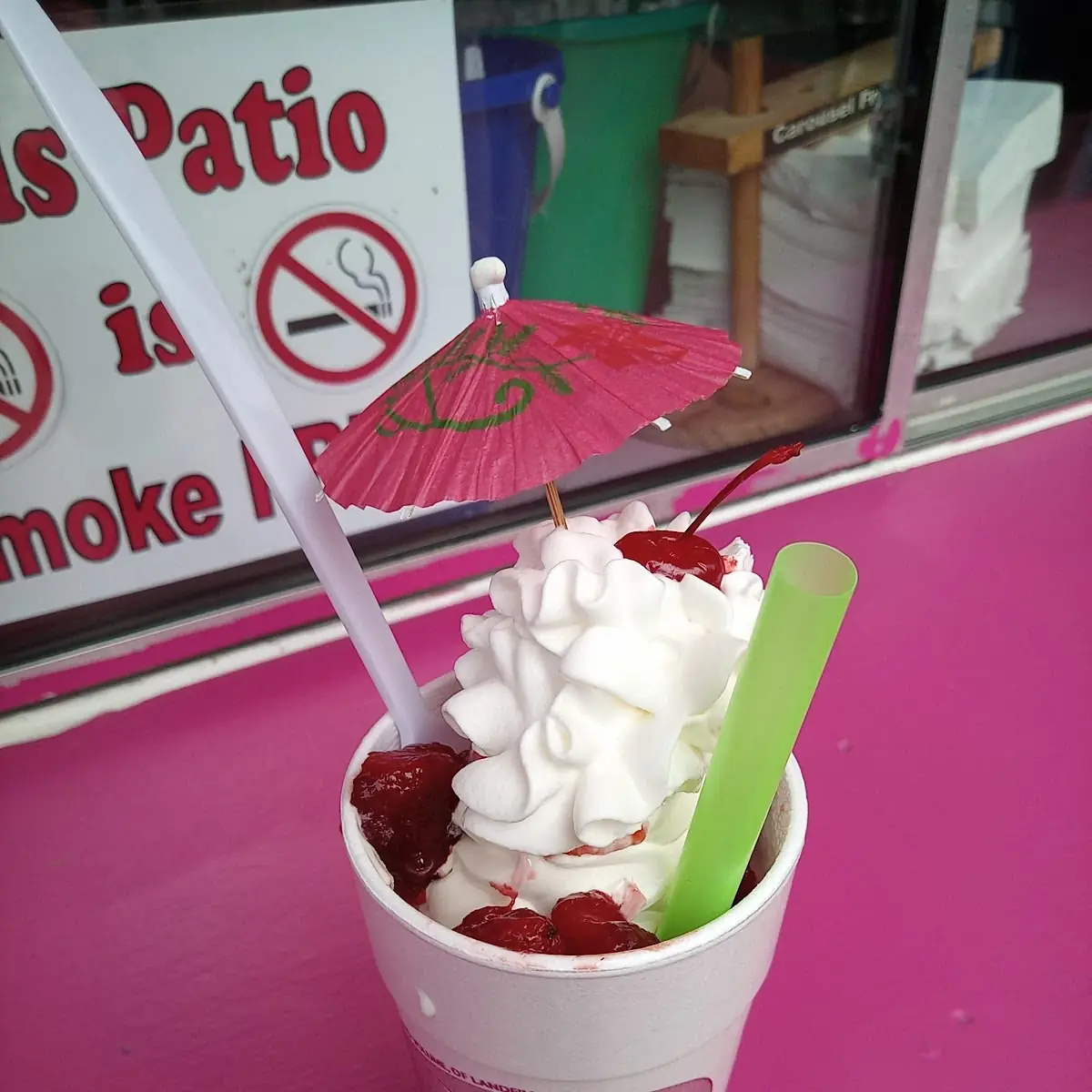 Strawberry Ice Cream with Strawberries