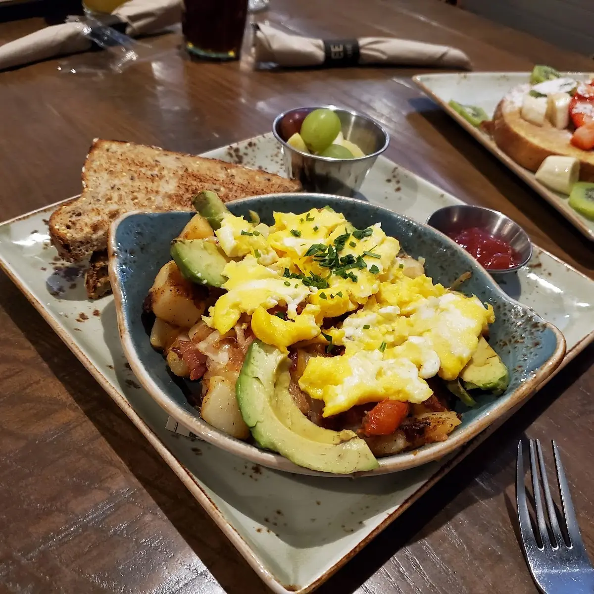 Hash Browns and Bacon