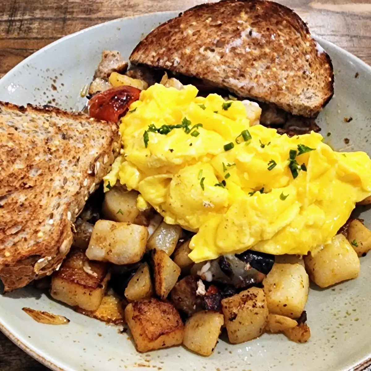 Scrambled Eggs with Potatoes