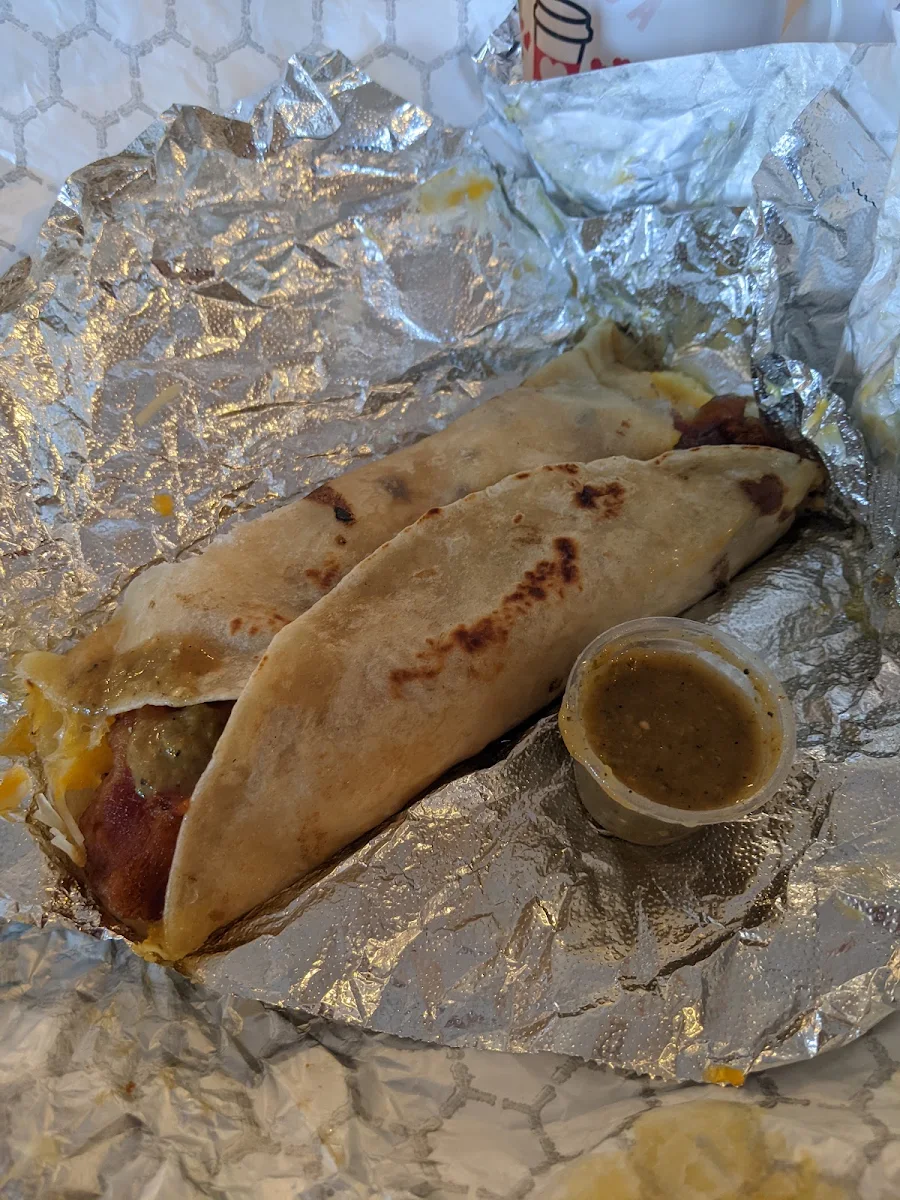 Bacon Egg Cheese Breakfast Taco
