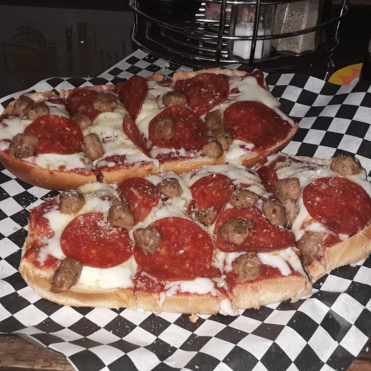 Pepperoni and Sausage Pizza Sub