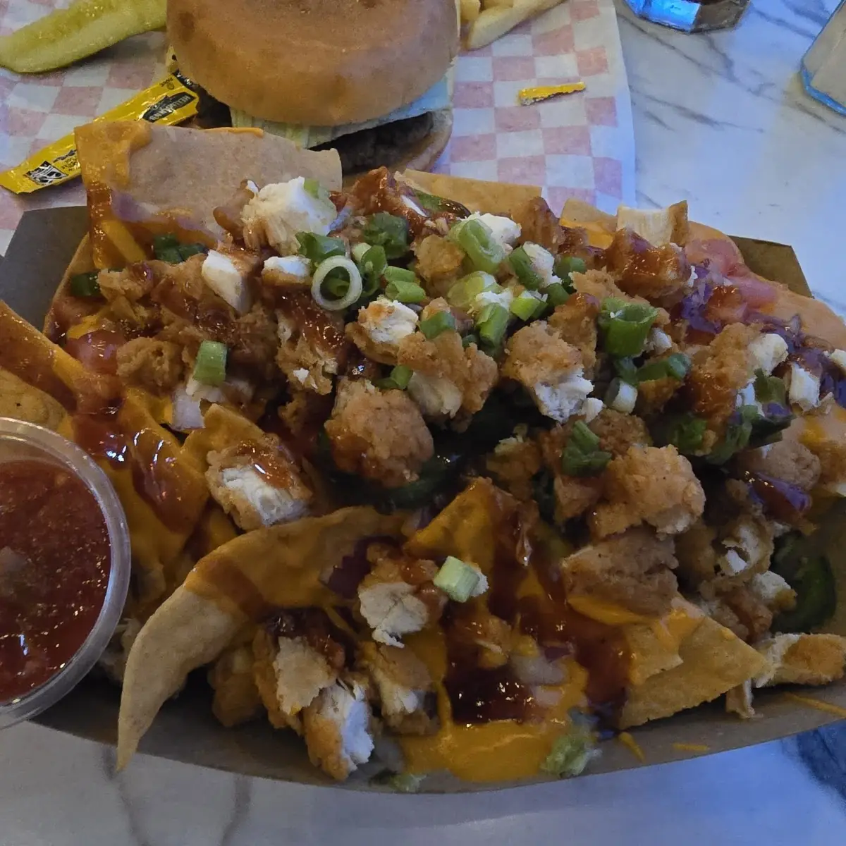 Crispy Chicken Nachos
