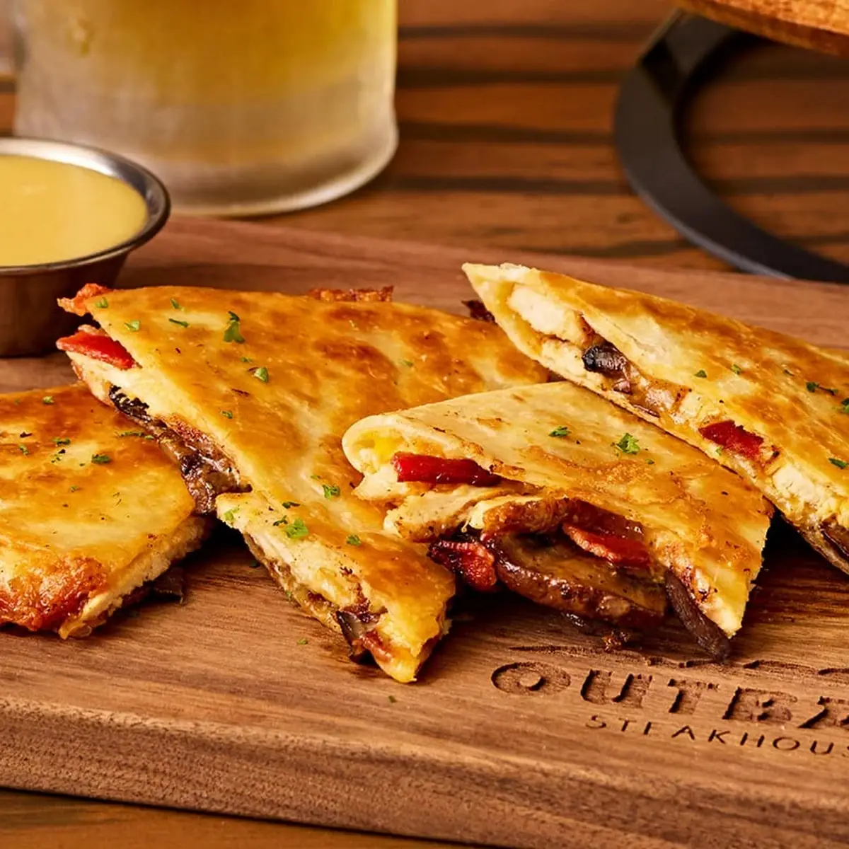 Alice Springs Chicken Quesadilla