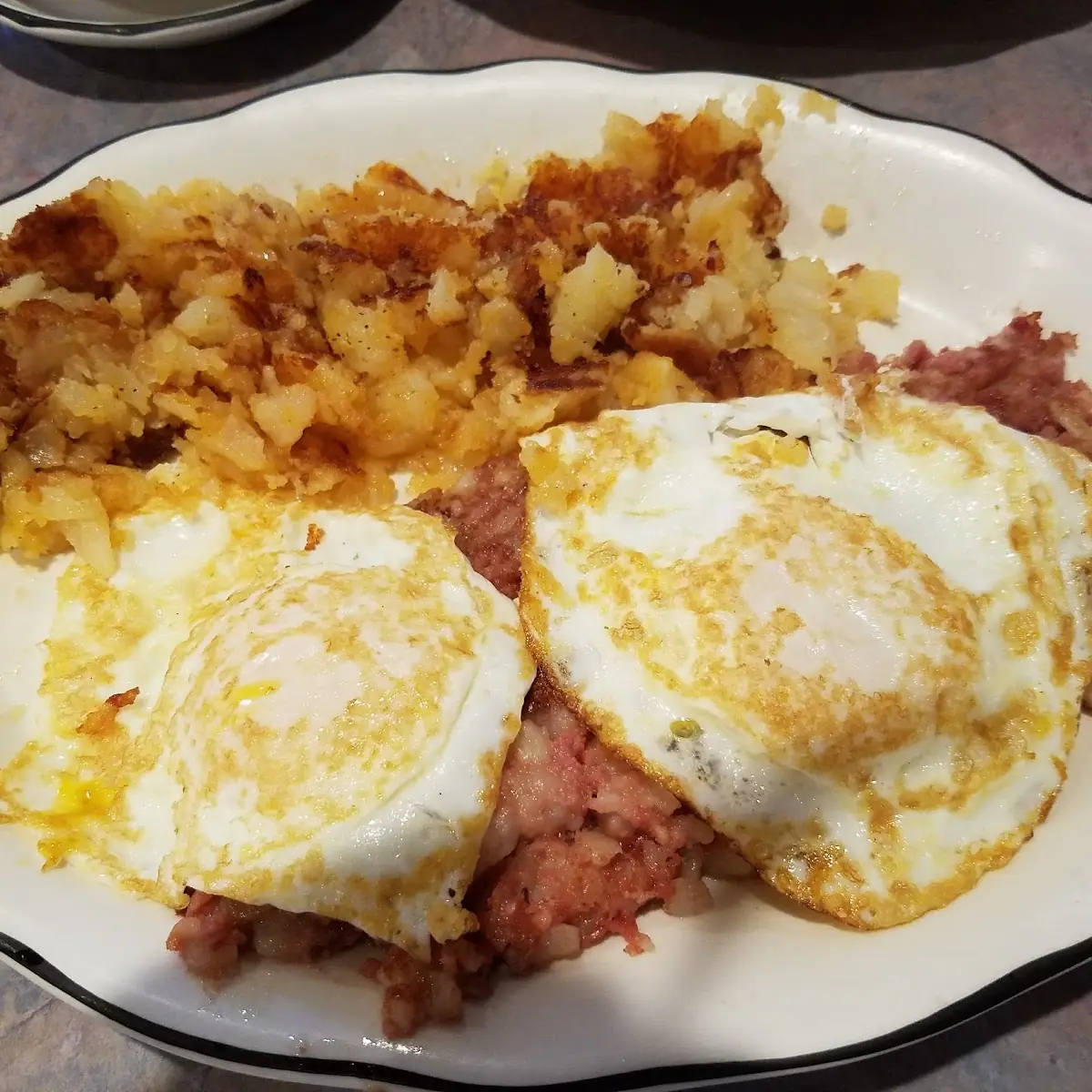 2 Eggs Any Style with Corned Beef Hash