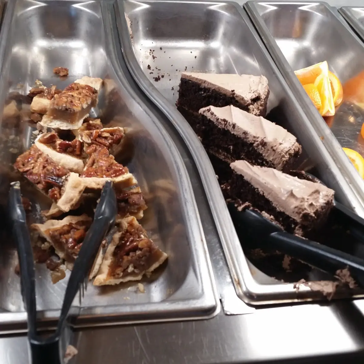 Pecan Pie and Chocolate Cake