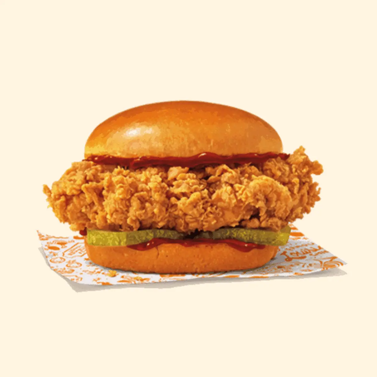 Popeyes Golden BBQ Chicken Sandwich