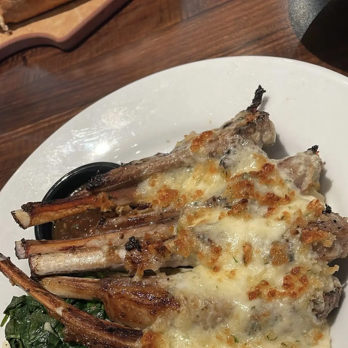 Parmesan Crusted Chicken with Half-Rack Baby Back Ribs