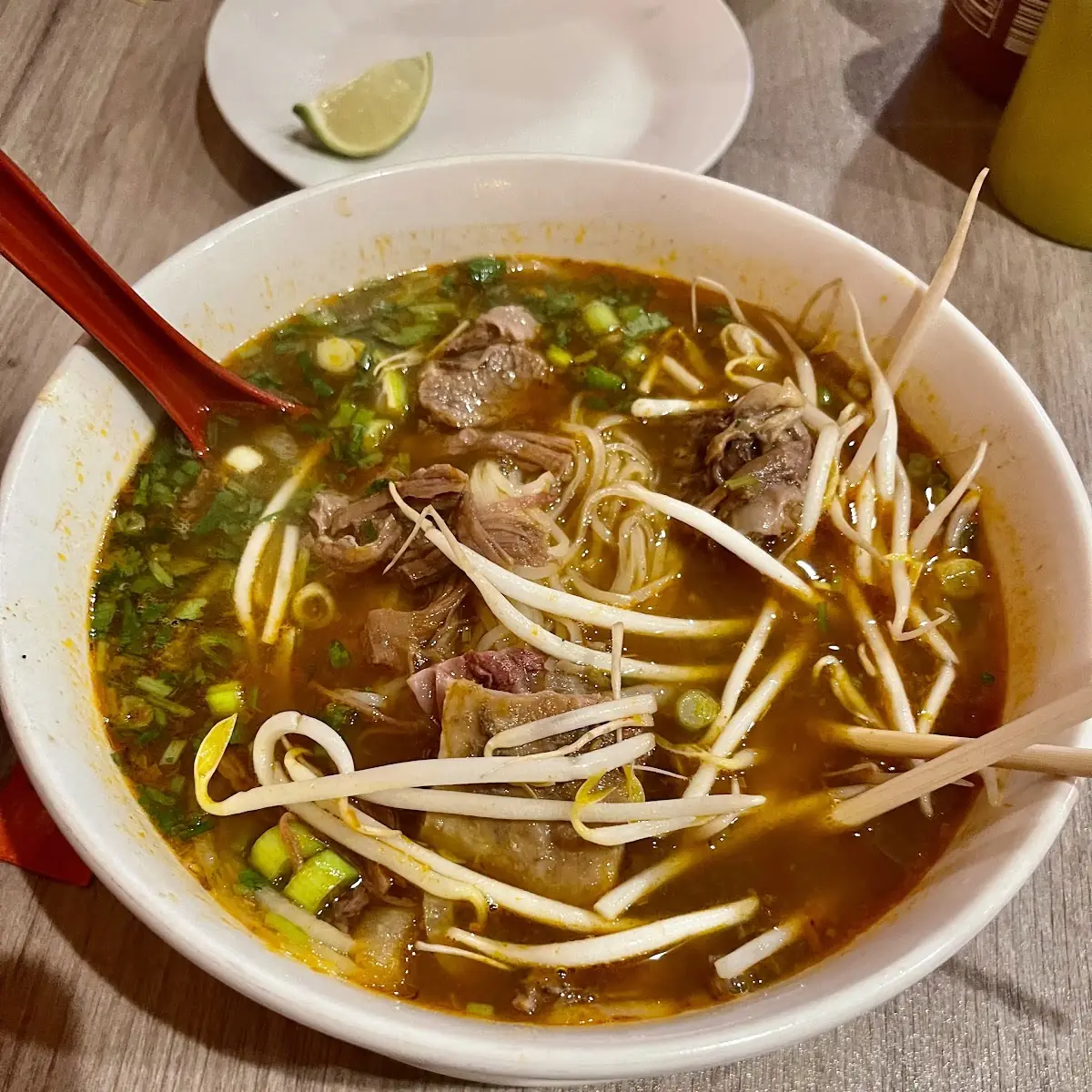 Vietnamese Beef Pho Noodle Soup