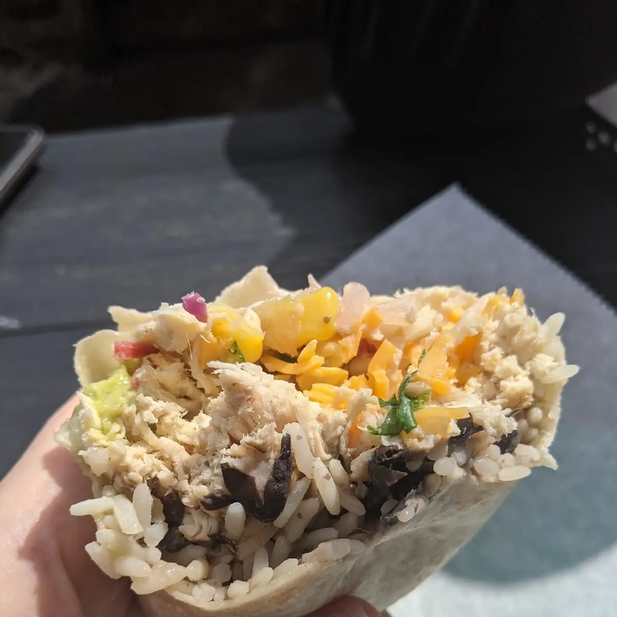 Mayan Chicken Burrito