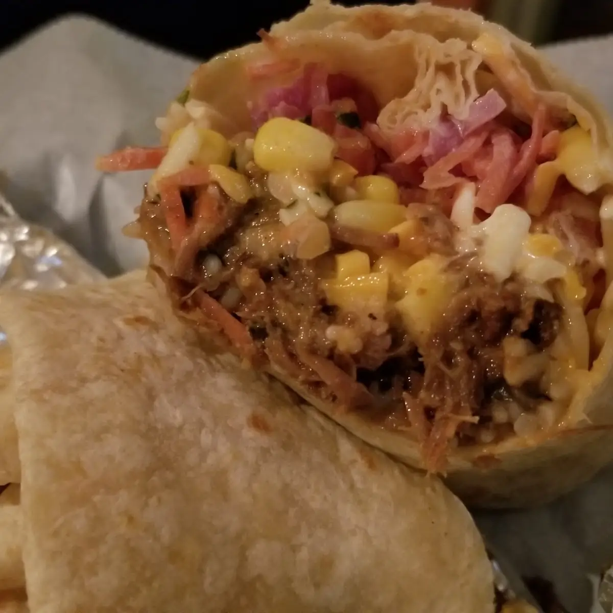 Oaxacan Chorizo Burrito