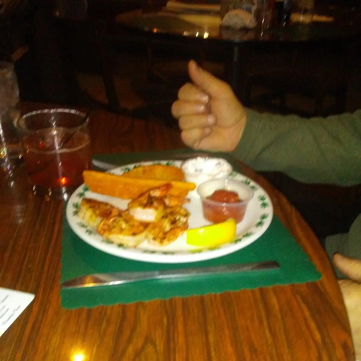 Grilled Shrimp with Broasted Potatoes