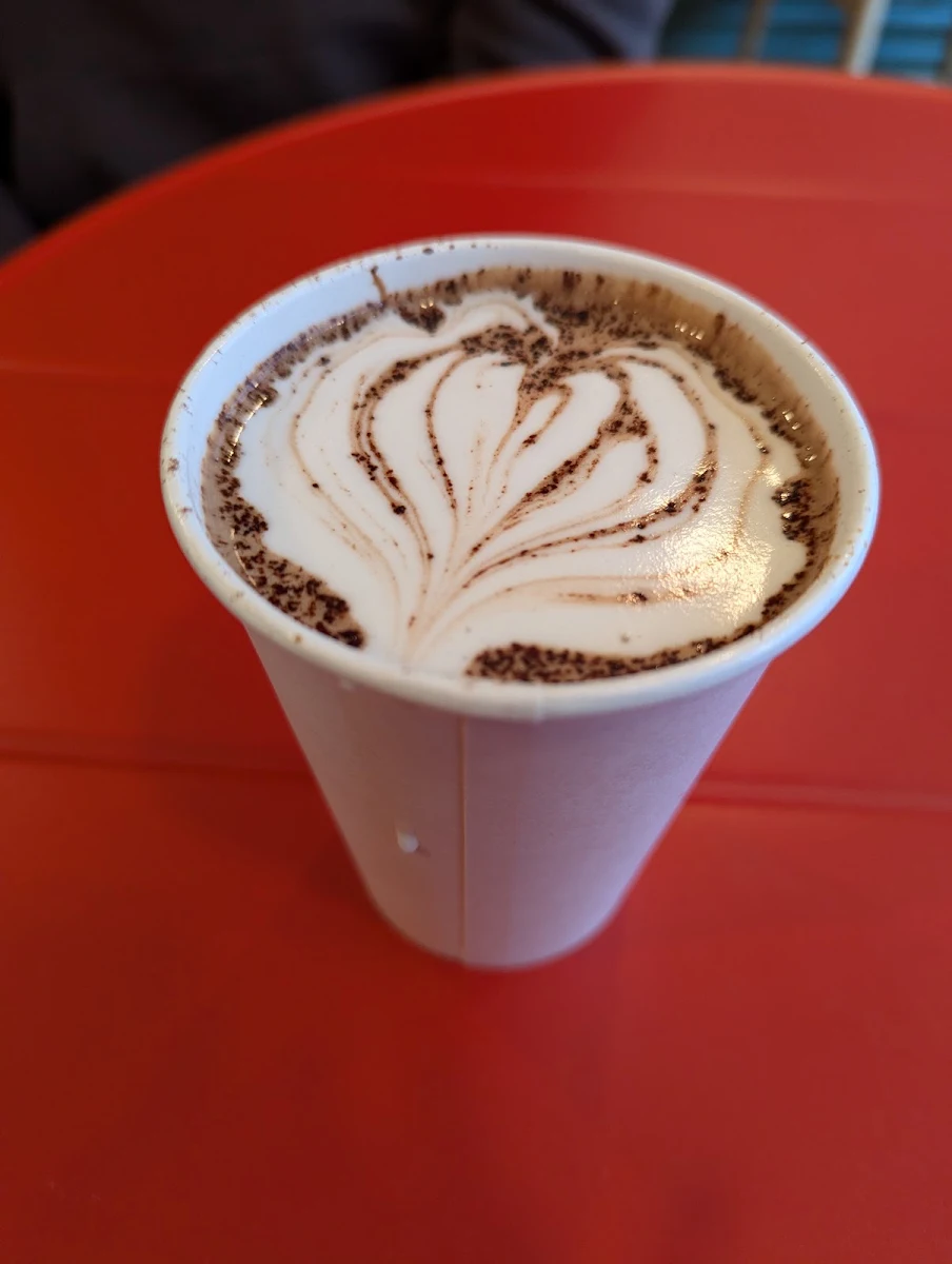 Mocha Latte with Almond Milk