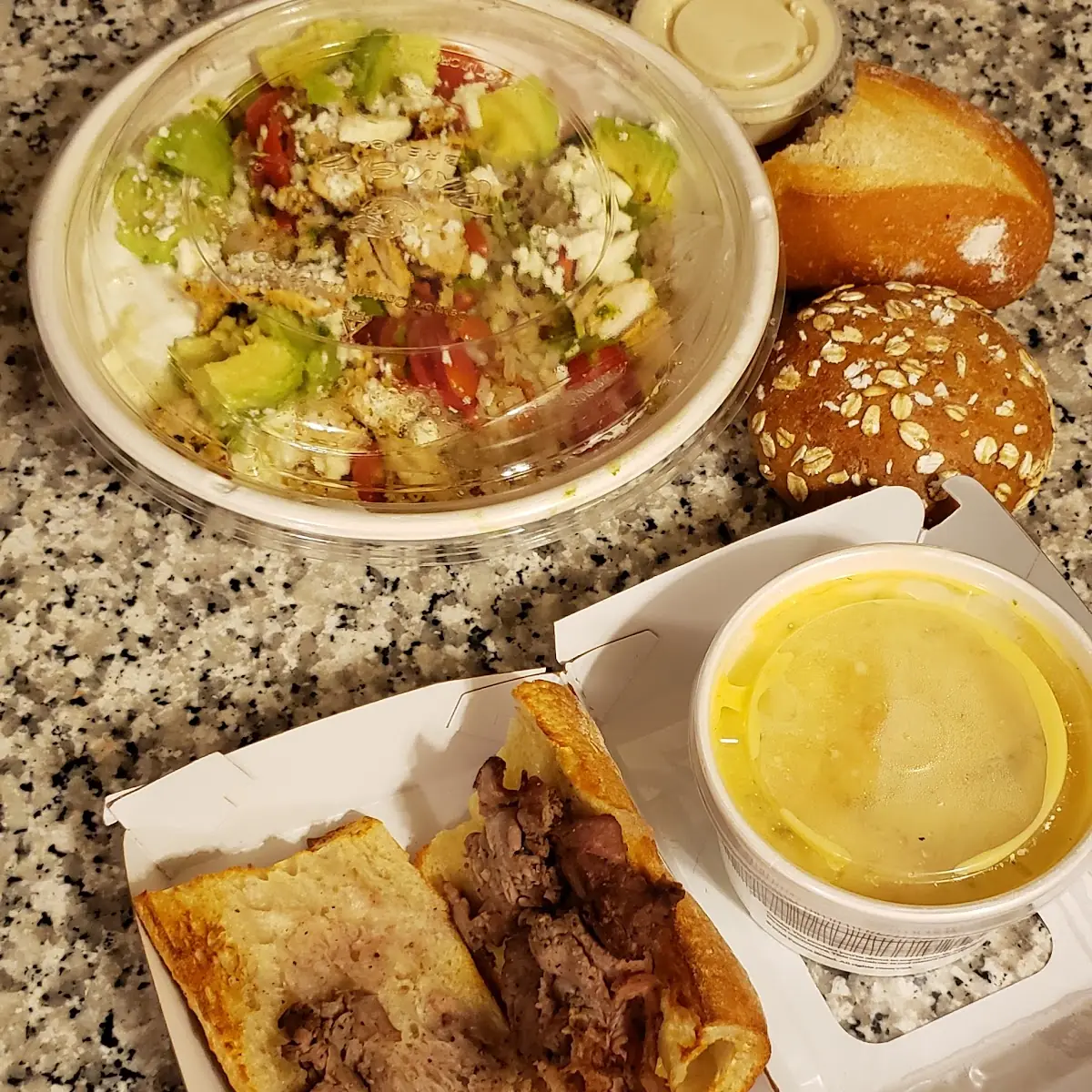 Steak & White Cheddar Half Panini