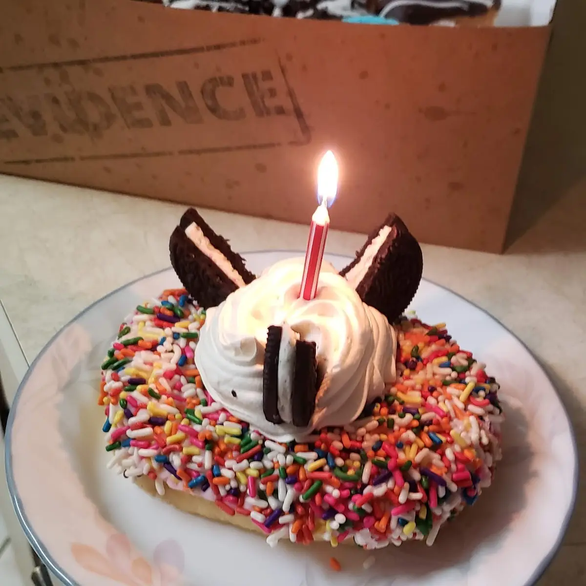 Birthday Cake Donut