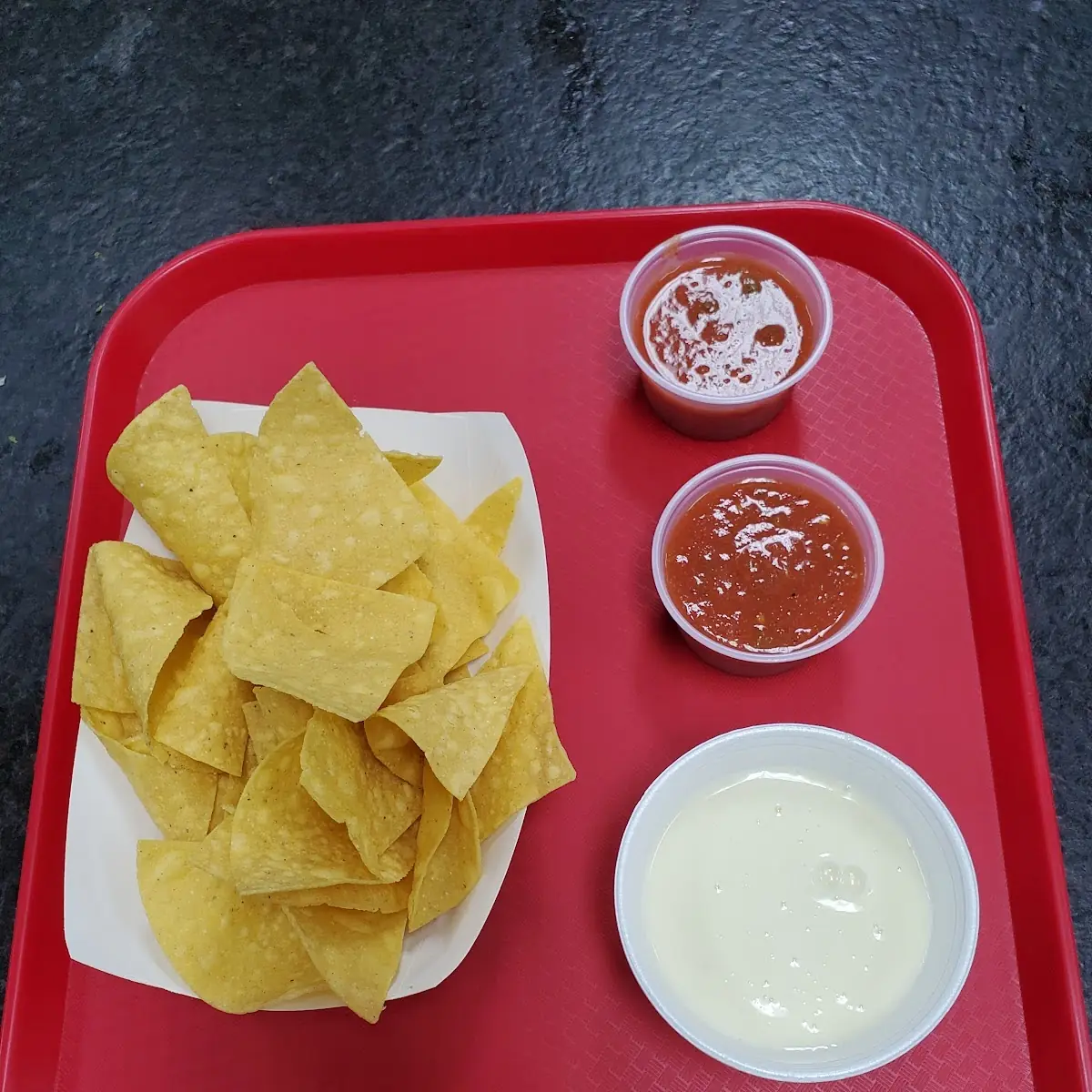 Cheese Dip and Chips