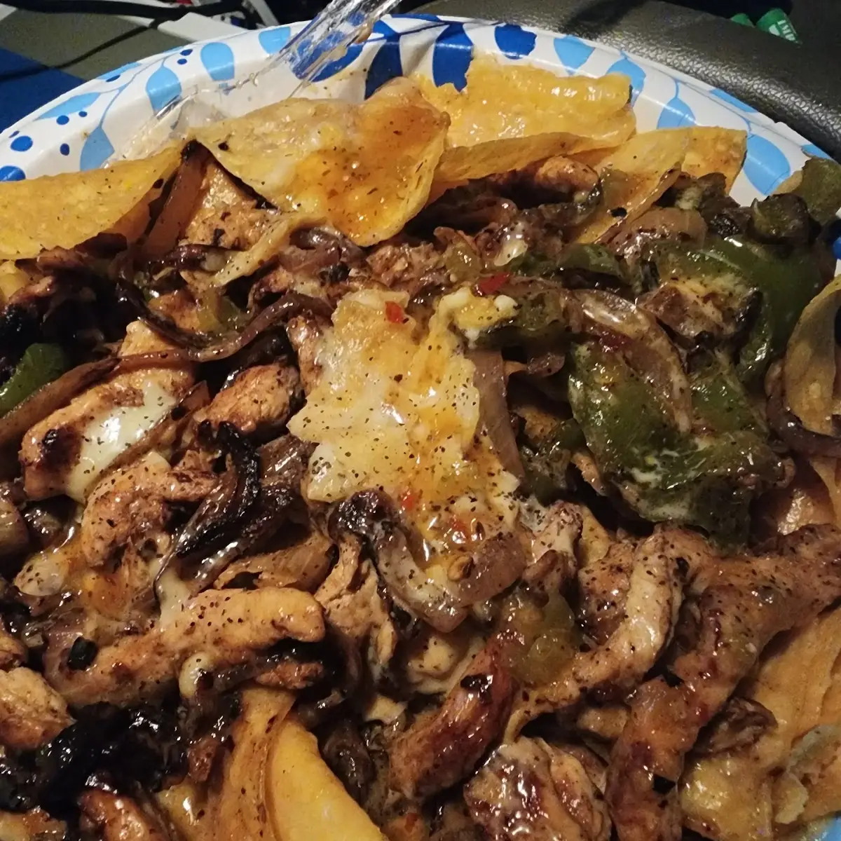 Chicken Fajita Nachos