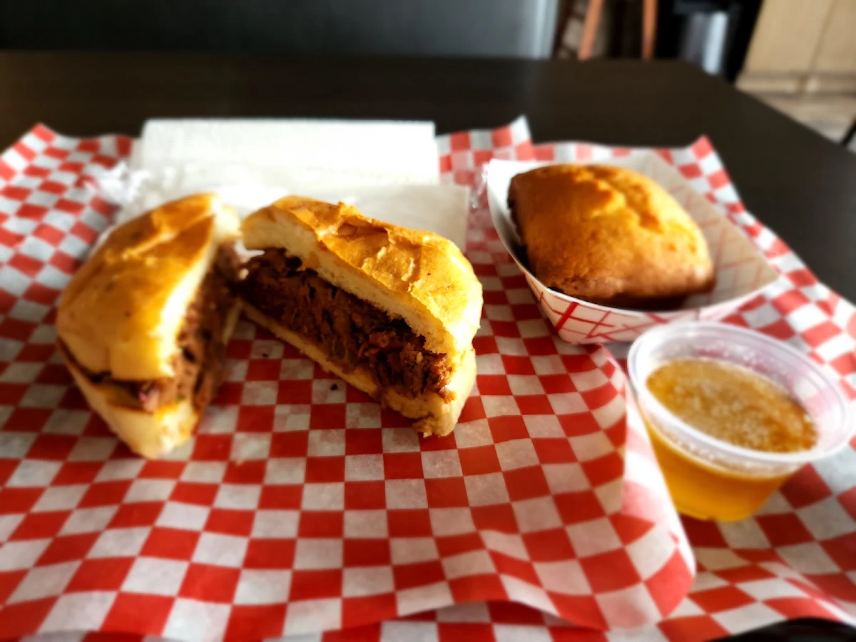Pulled Brisket Sandwich
