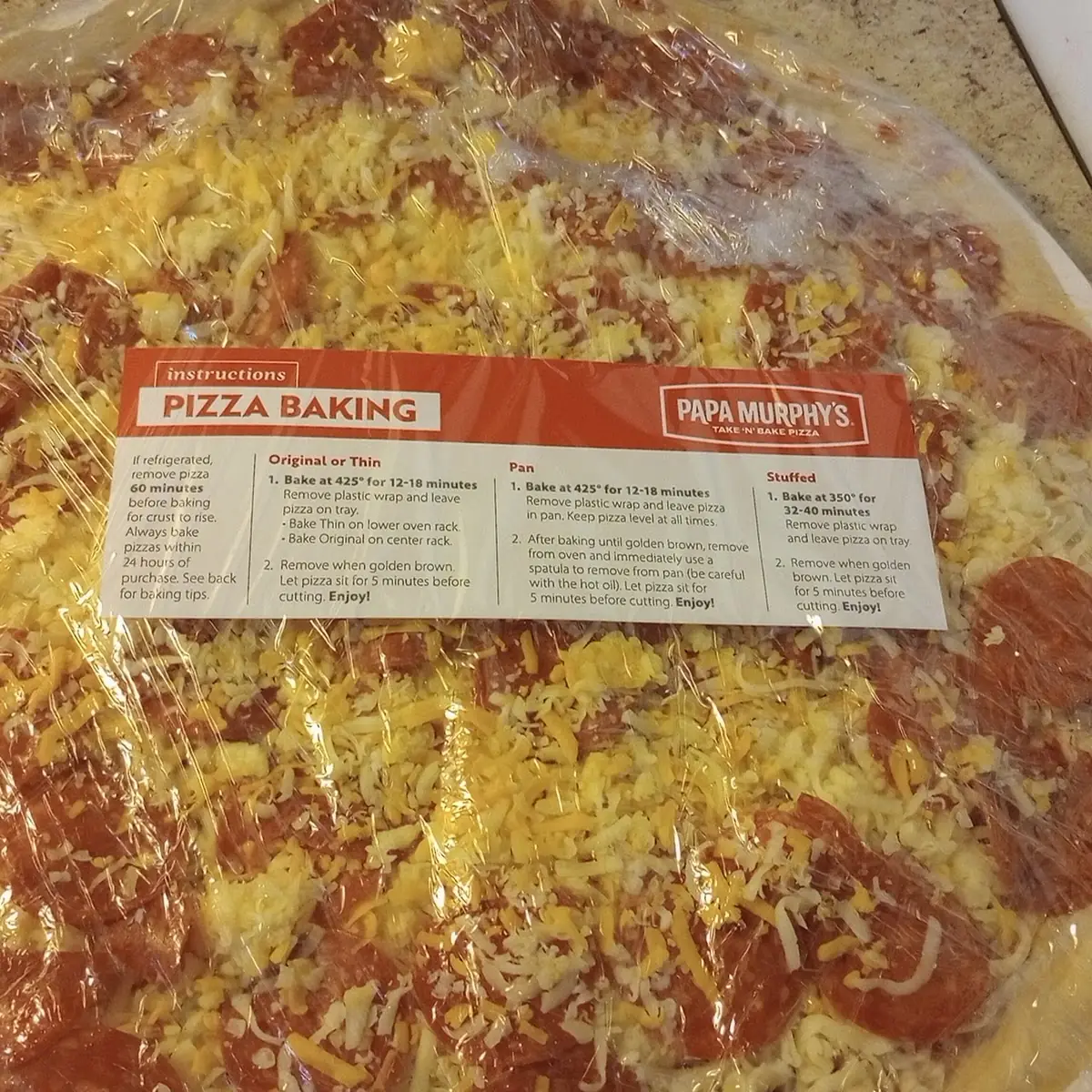 Family Size Pepperoni Pizza