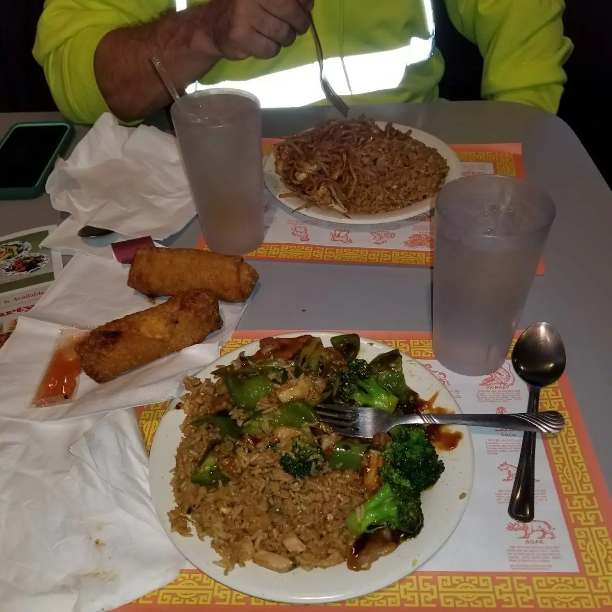 Beef Broccoli with Garlic Sauce & Rice