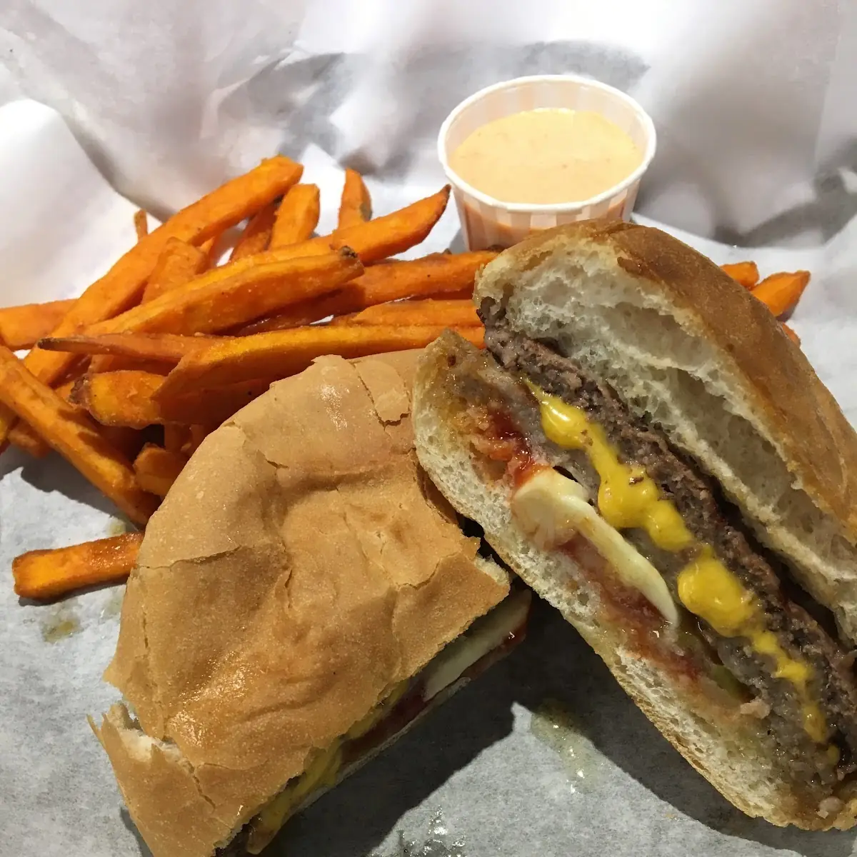 Cheese Burger with Everything