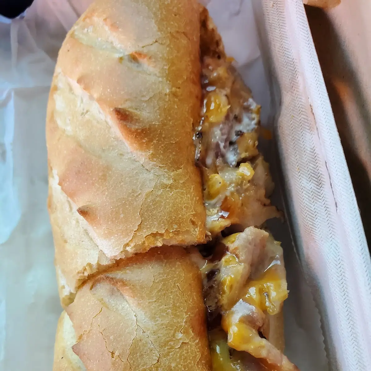 Smokehouse Cheddar Brisket Sandwich