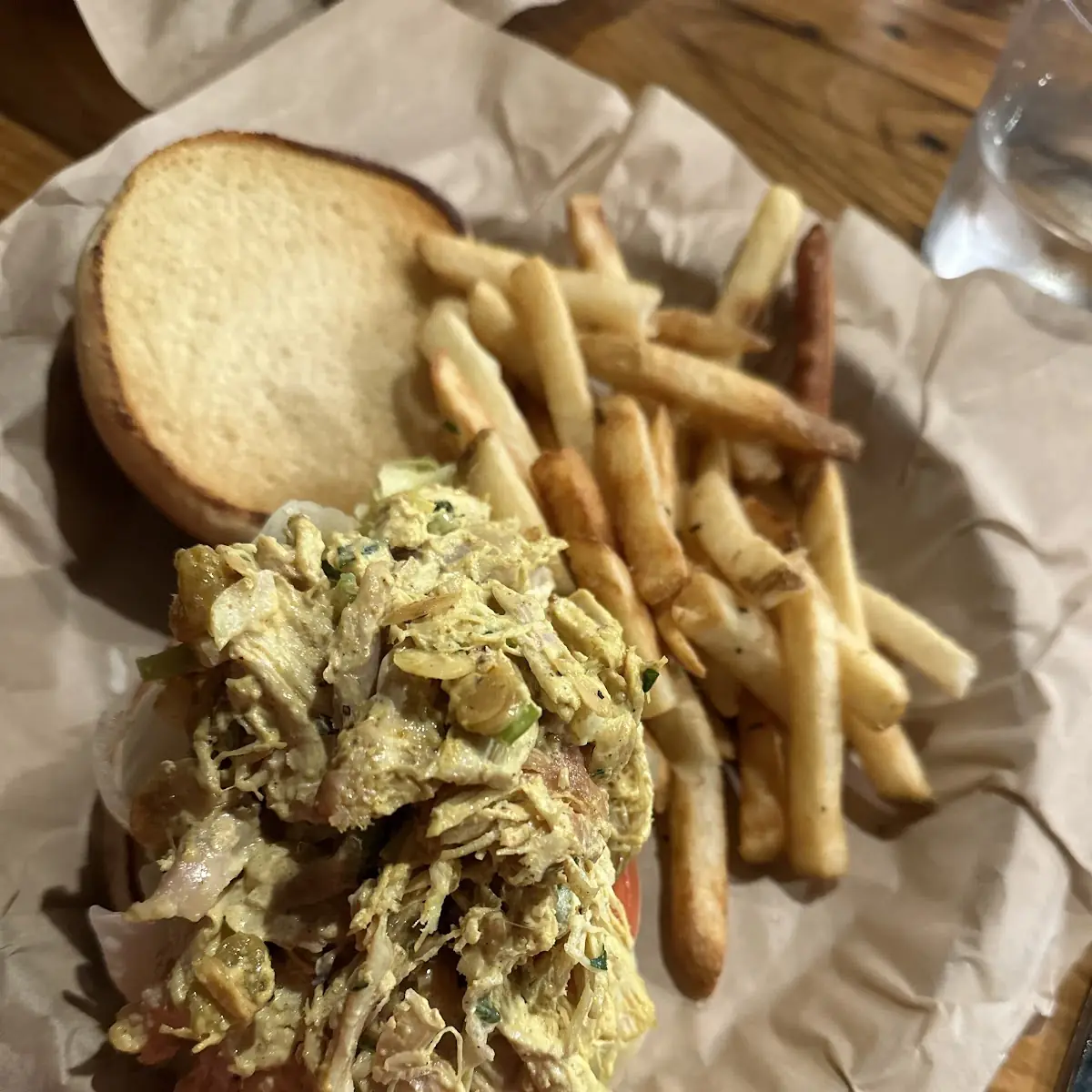 Curry Chicken Salad Sandwich