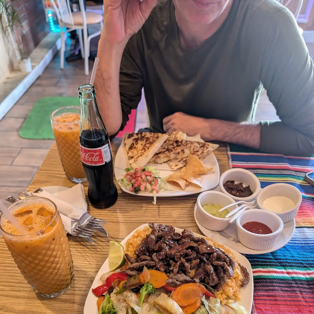 Quesadilla and Beef Teriyaki Beef