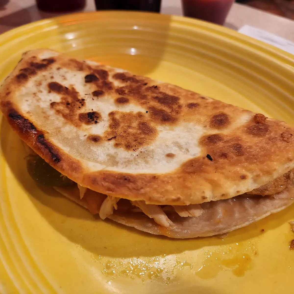 Shredded Chicken Quesadilla