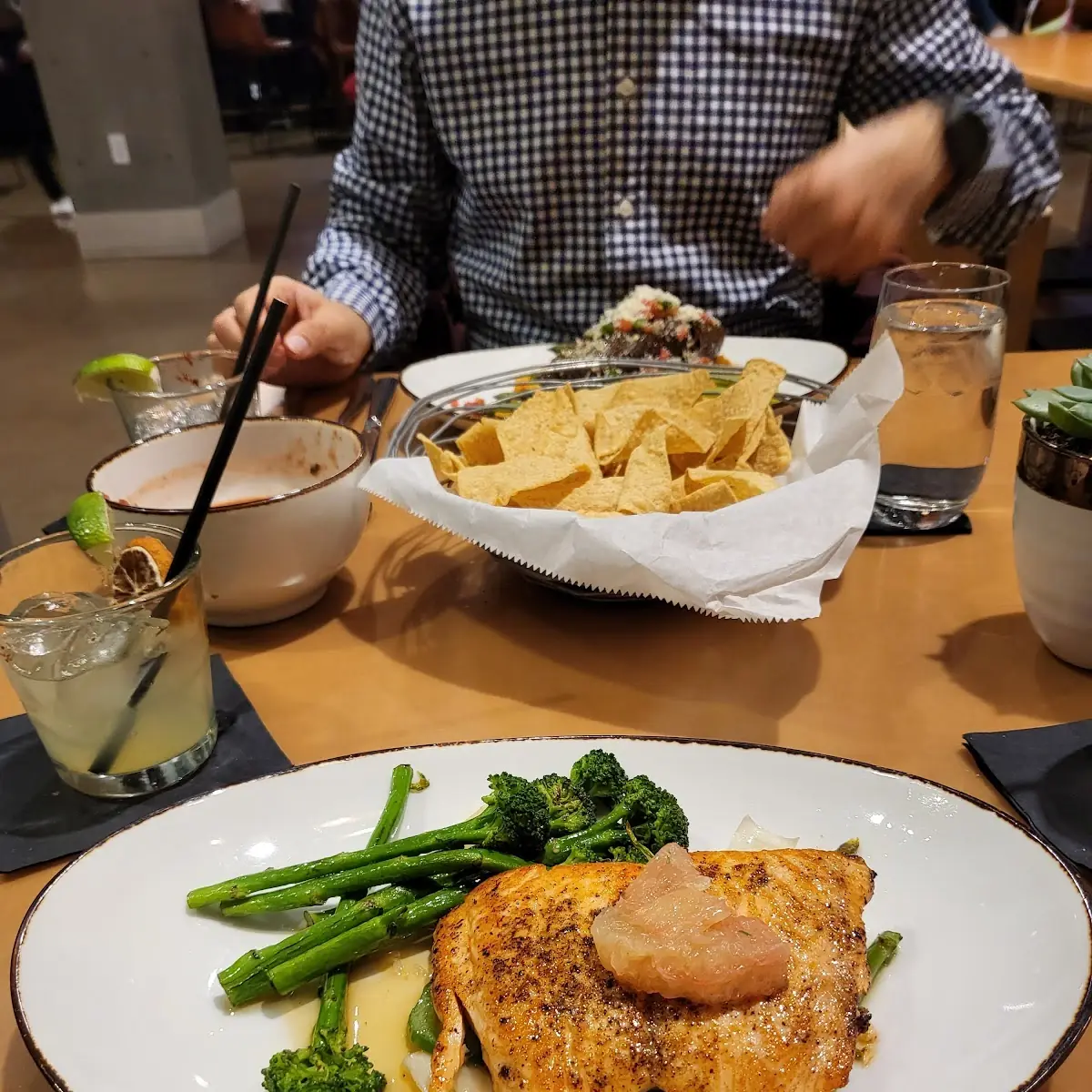 Seared Salmon Steak