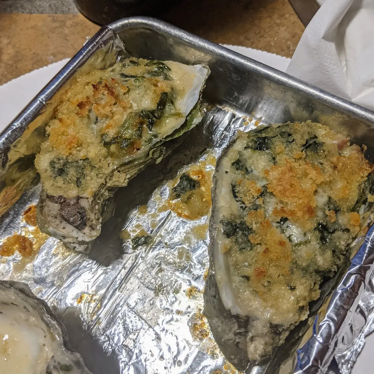 Oysters Rockefeller