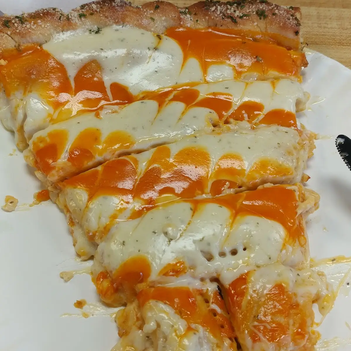 Buffalo Ranch Chicken Pizza