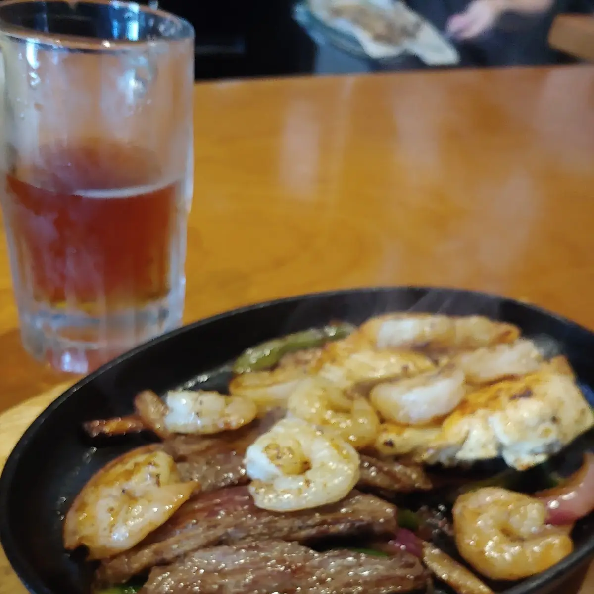 Shrimp and Beef Fajitas