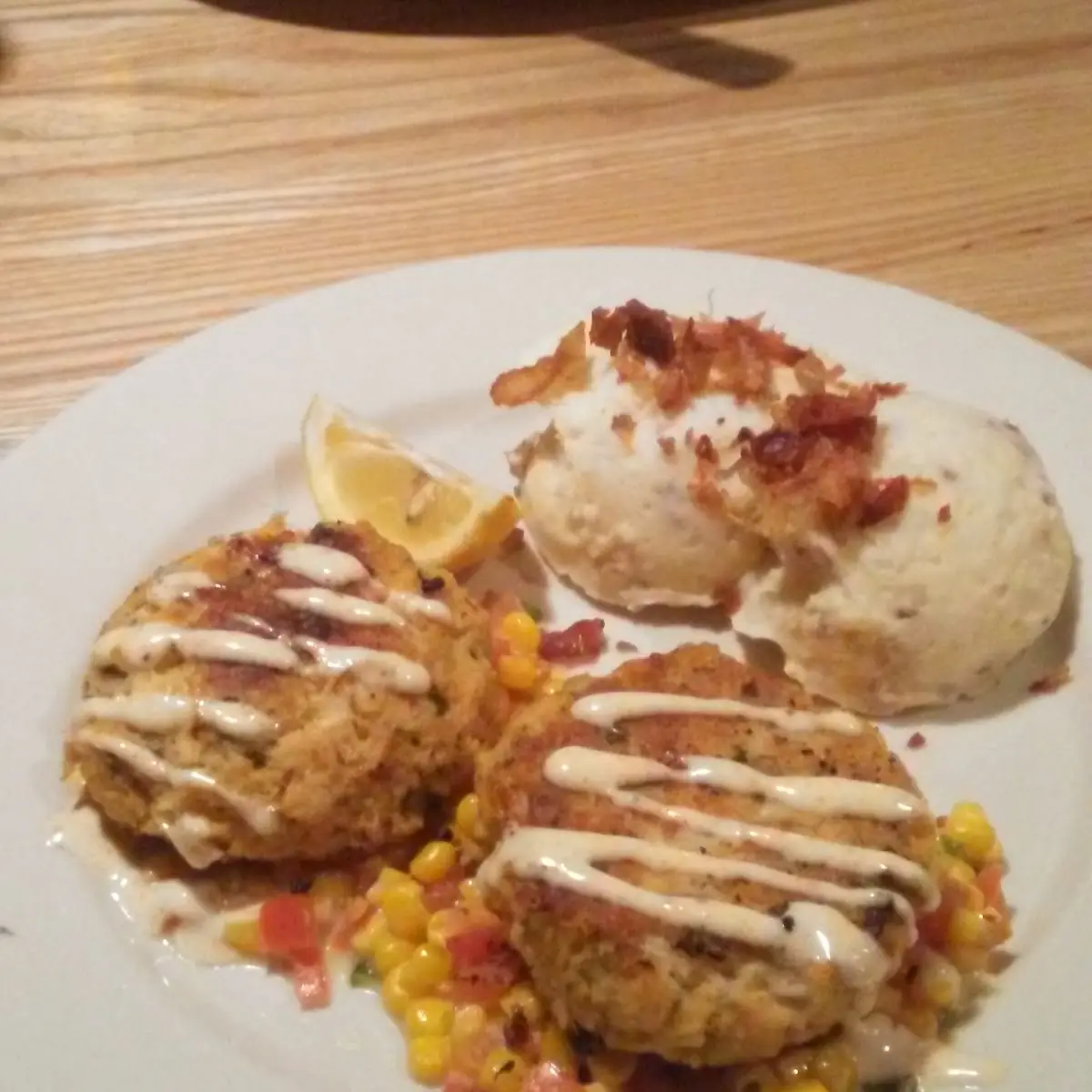 Crab Cakes with Corn Salsa