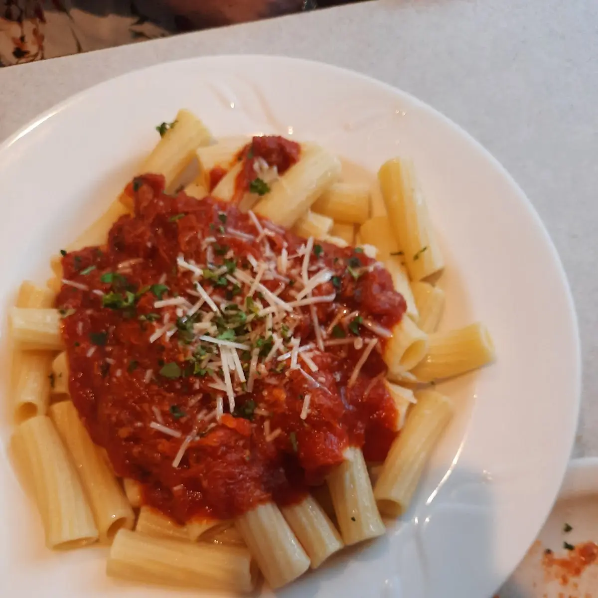 Pasta with a Pork Red Sauce
