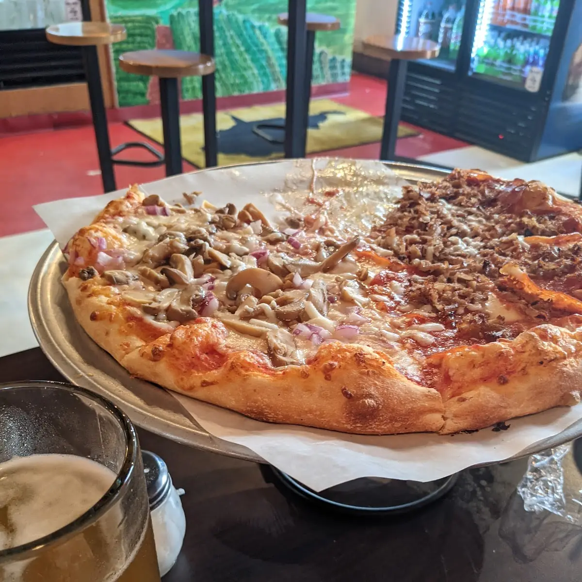 Sausage Pepperoni Mushroom Onion