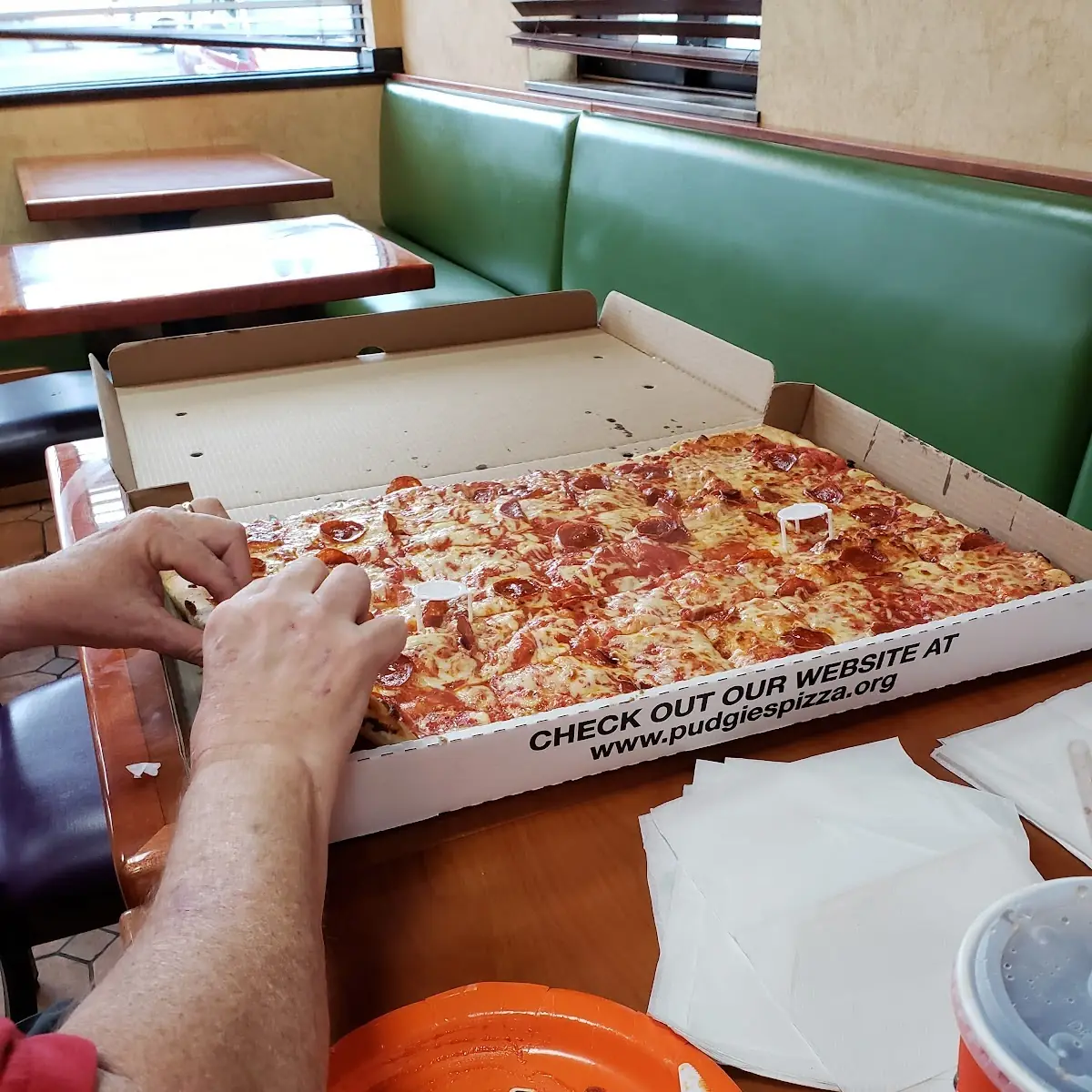 Party Pizza by the Slice
