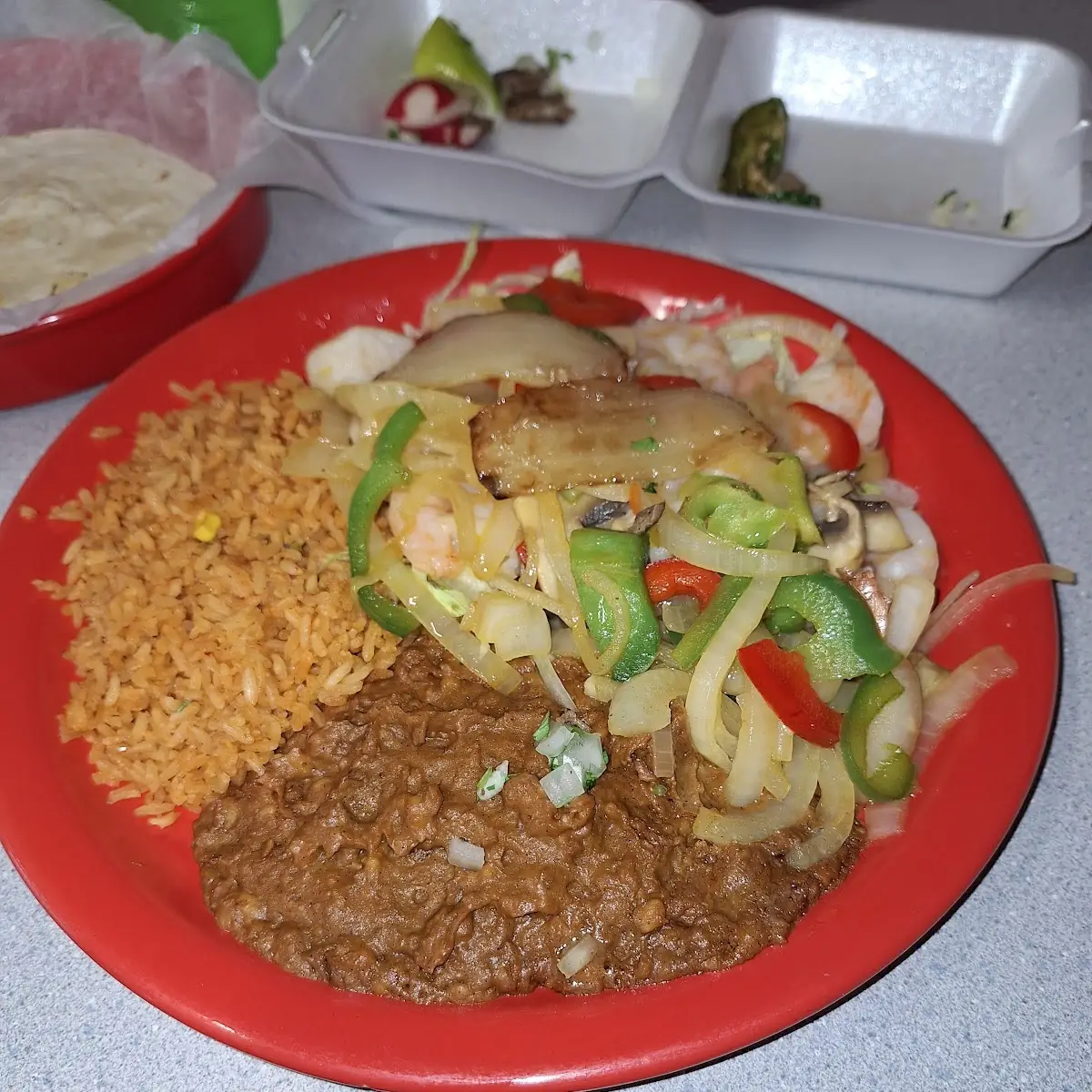 Shrimp Fajitas