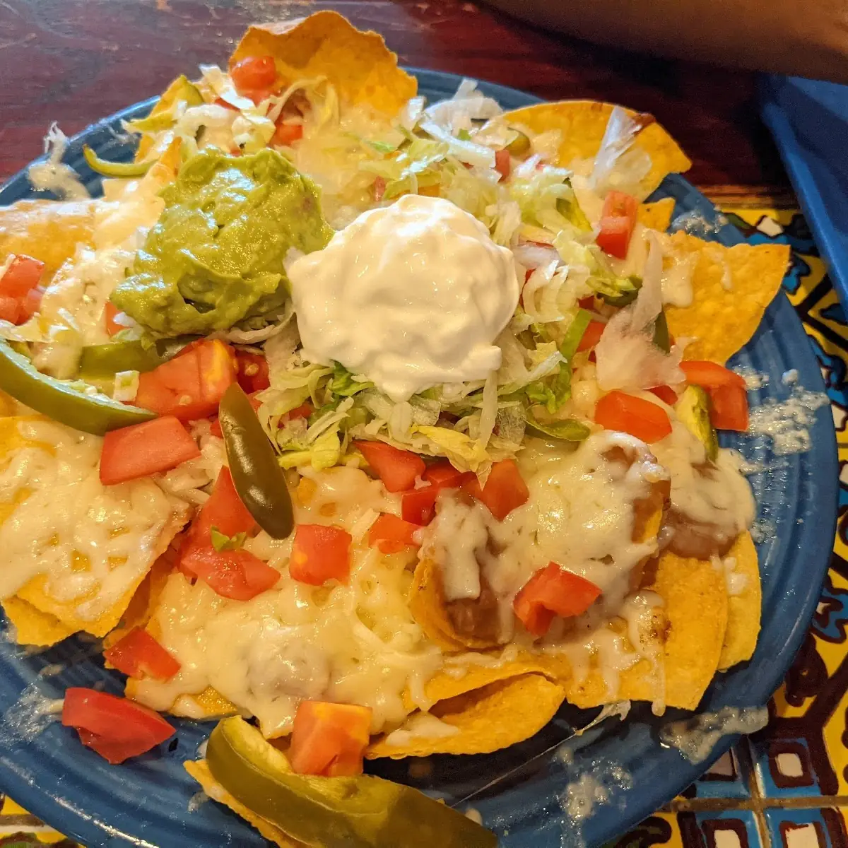 Bean and Cheese Nachos Customized Order