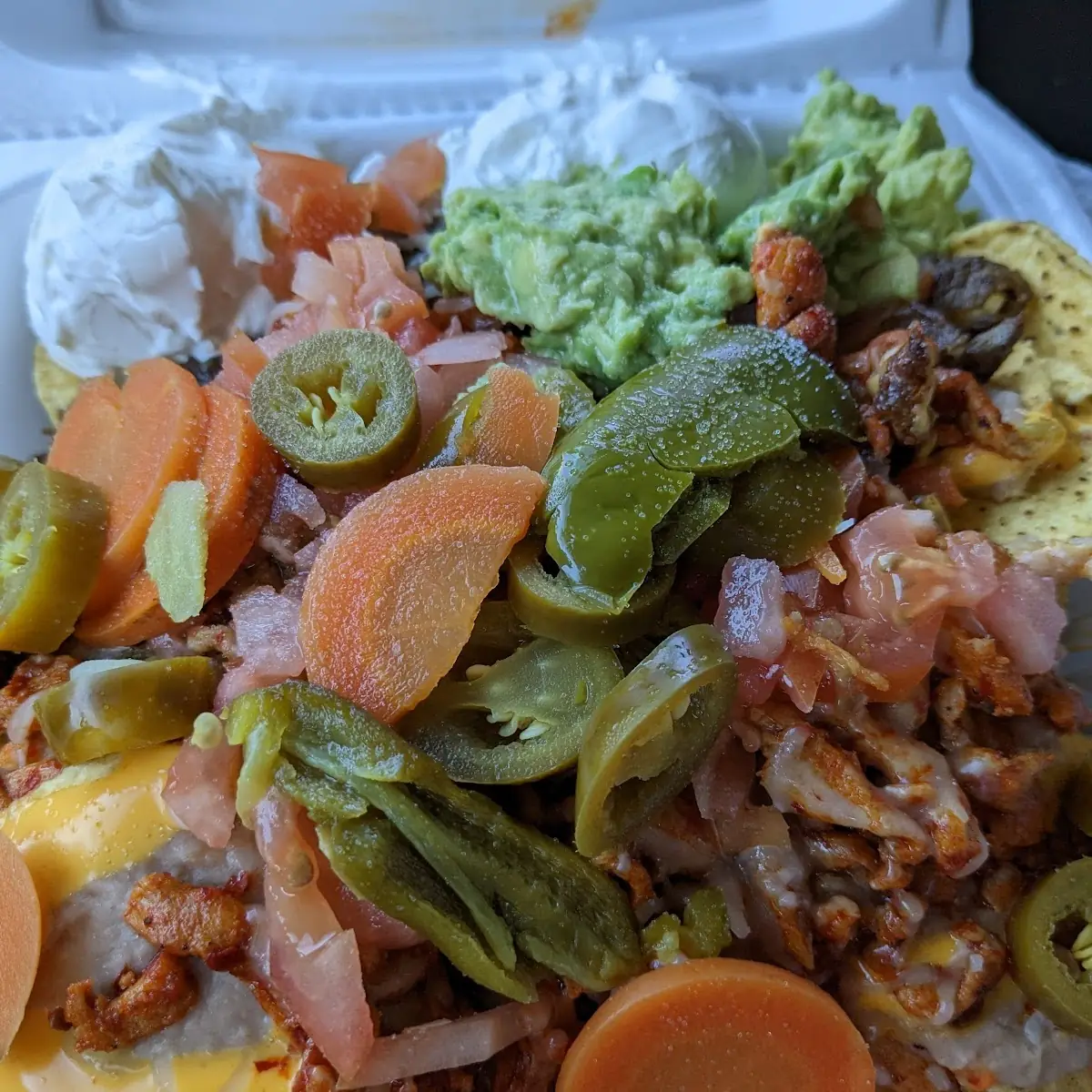 Chicken Beef Nachos
