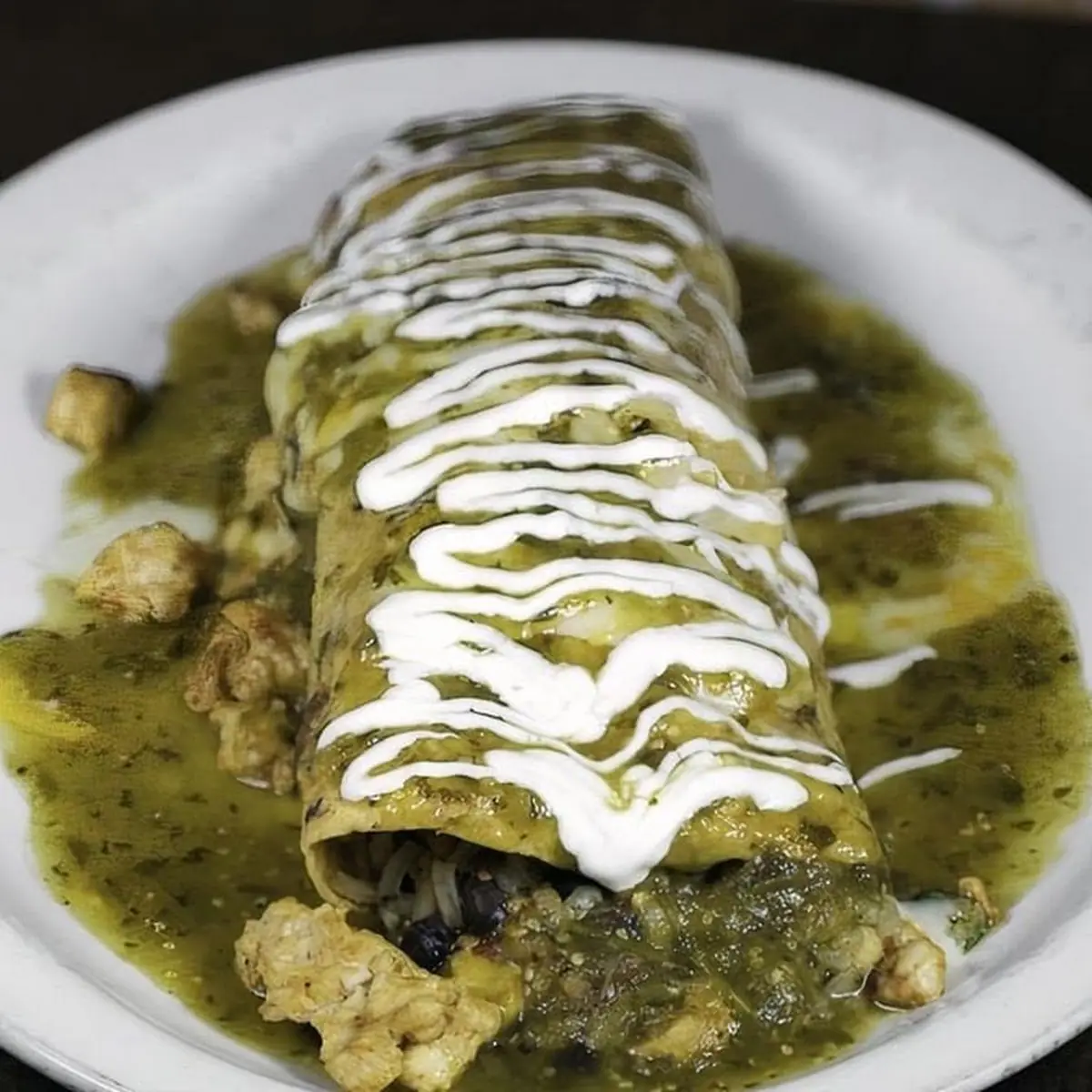 Chile Verde Burrito