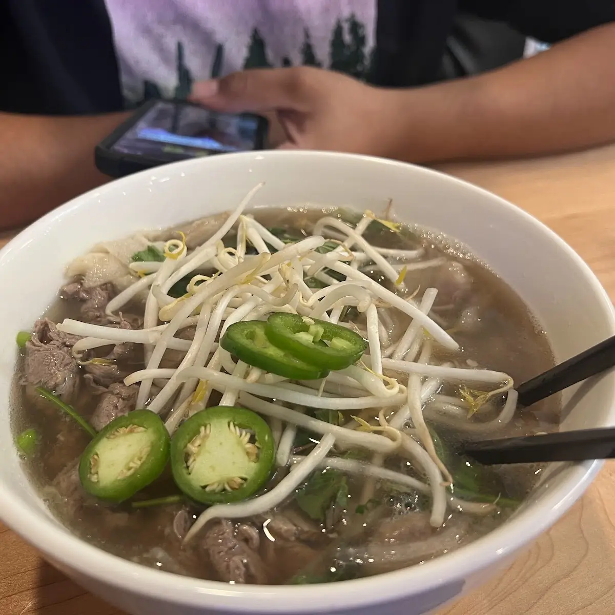 Phở Tái Sách Filet And Tripe
